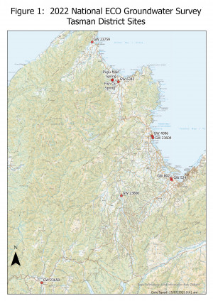 2022 National GW EOC sites map